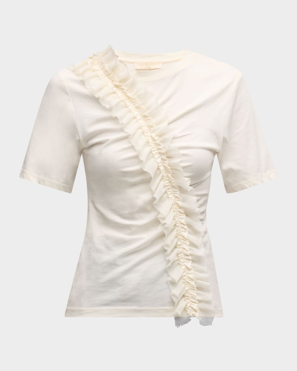 Vivi Ruffle Organic Cotton Top
